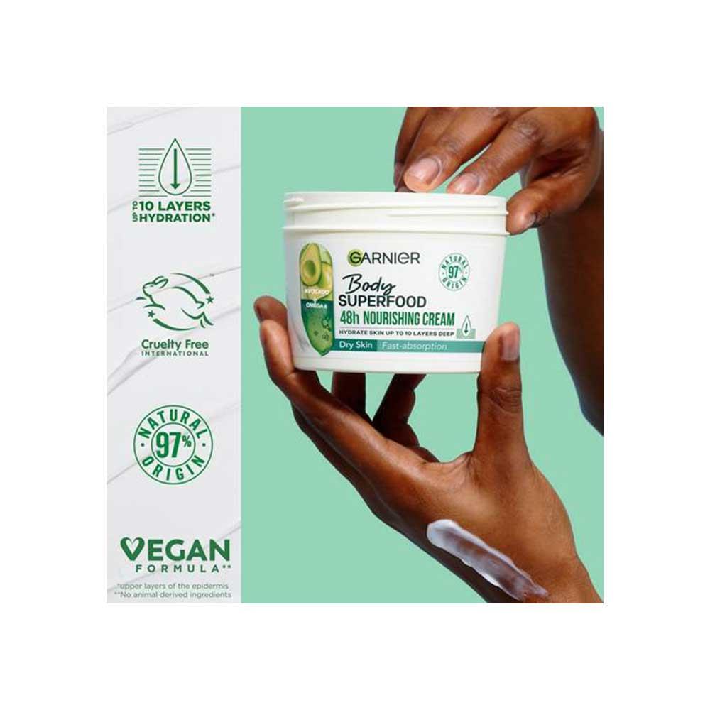 Garnier Body Superfood Nourishing Body Cream Avocado & Omega 6 380ml