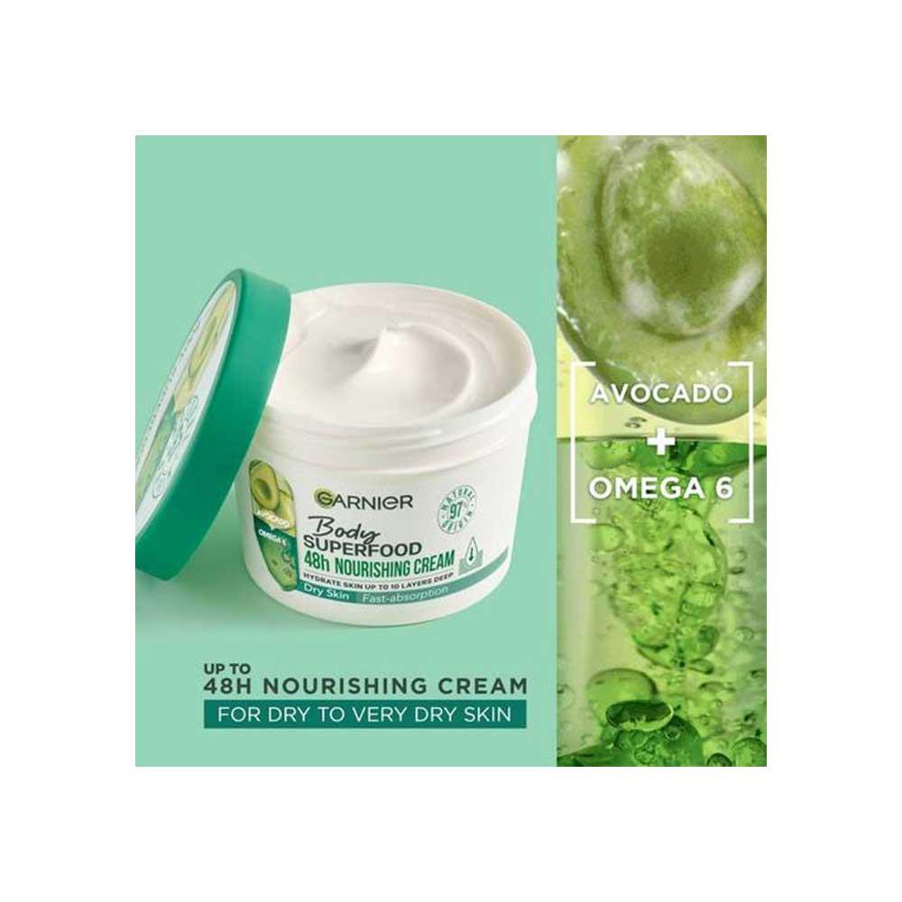 Garnier Body Superfood Nourishing Body Cream Avocado & Omega 6 380ml