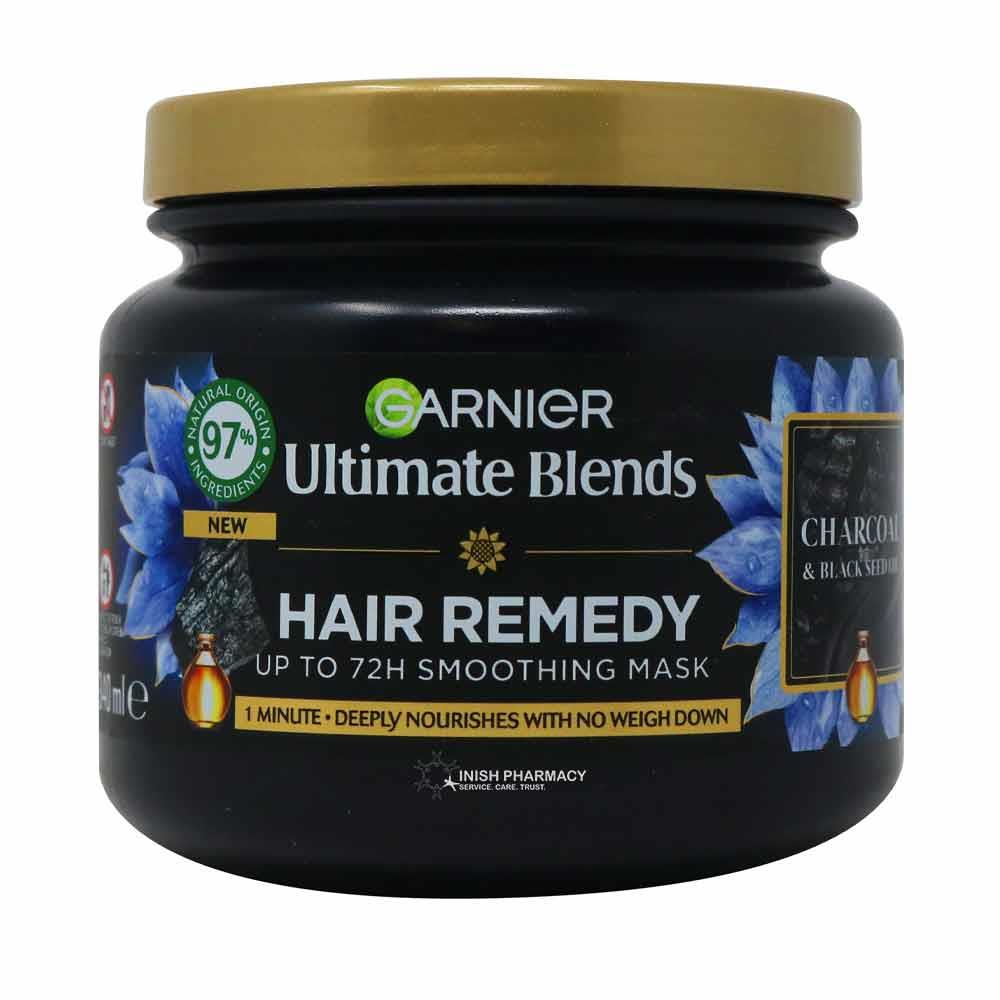 Garnier Ultimate Blends Charcoal Hair Remedy Mask 340ml – a targeted treatment to restore hair health
