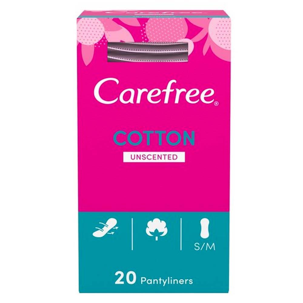 Carefree Cotton Unscented Liners 20