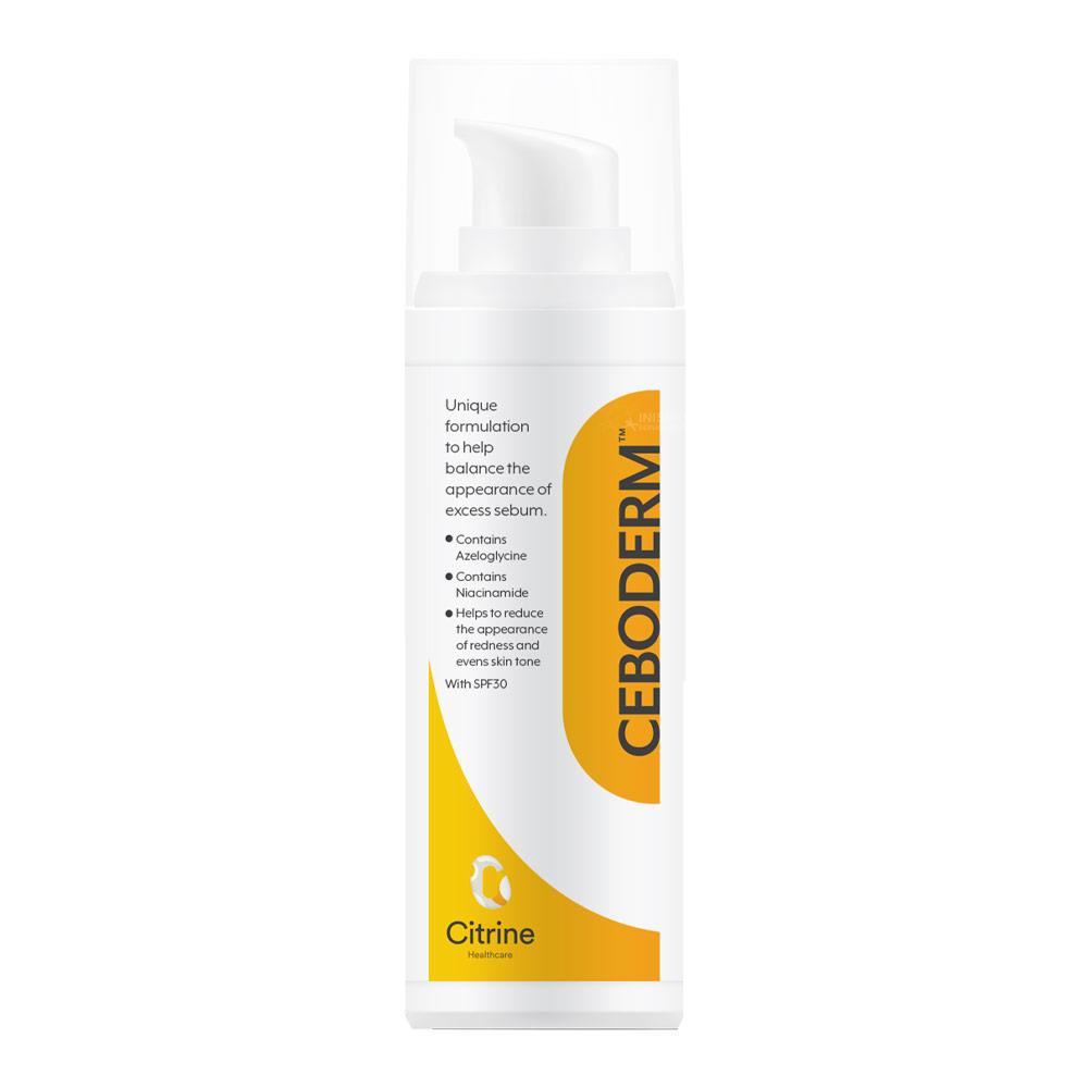 Ceboderm Sebum Regulating Cream For Acne Prone Skin 30ml