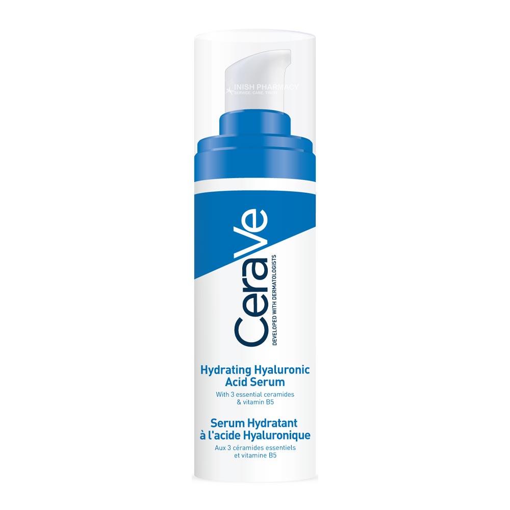 CeraVe Hydrating Hyaluronic Acid Serum 30ml – with hyaluronic acid for deep hydration