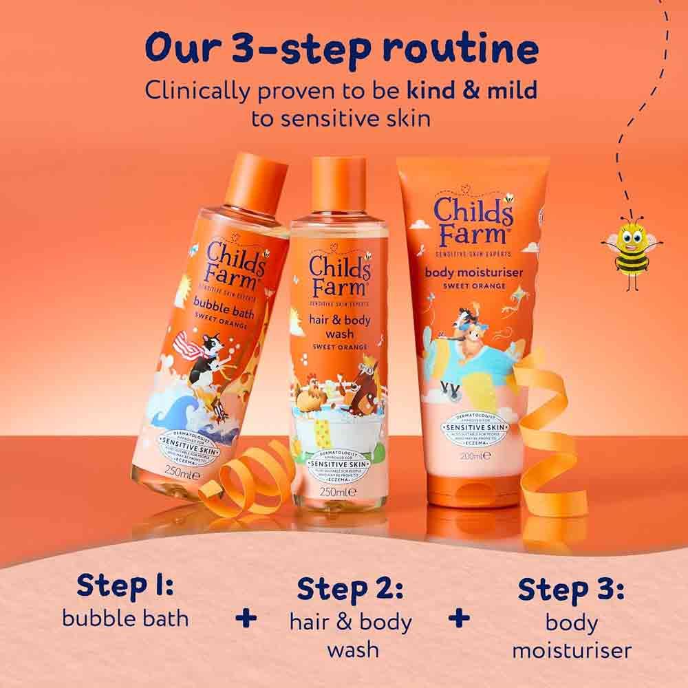 Childs Farm Bubble Bath Sweet Orange 250ml