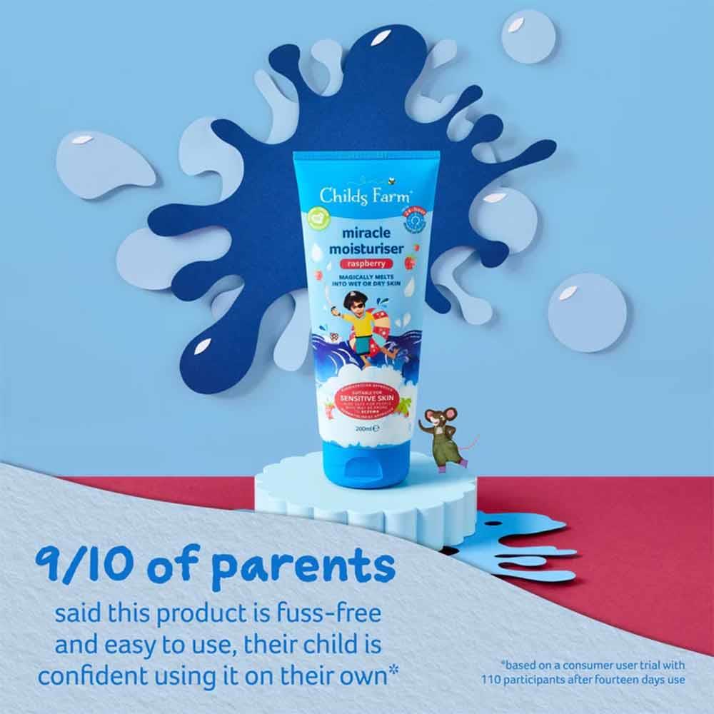 Childs Farm Miracle Moisturiser Raspberry 200ml