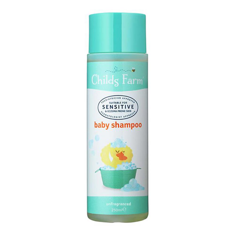 Childs Farm Baby Shampoo Fragrance Free 250ml – a tear-free shampoo for delicate baby hair