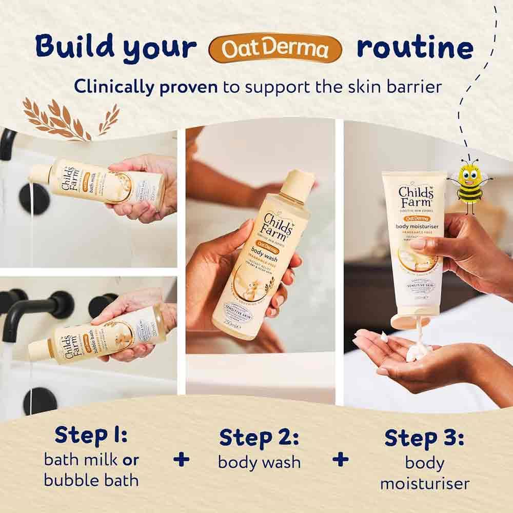 Childs Farm OatDerma Fragrance Free Bath Milk 250ml