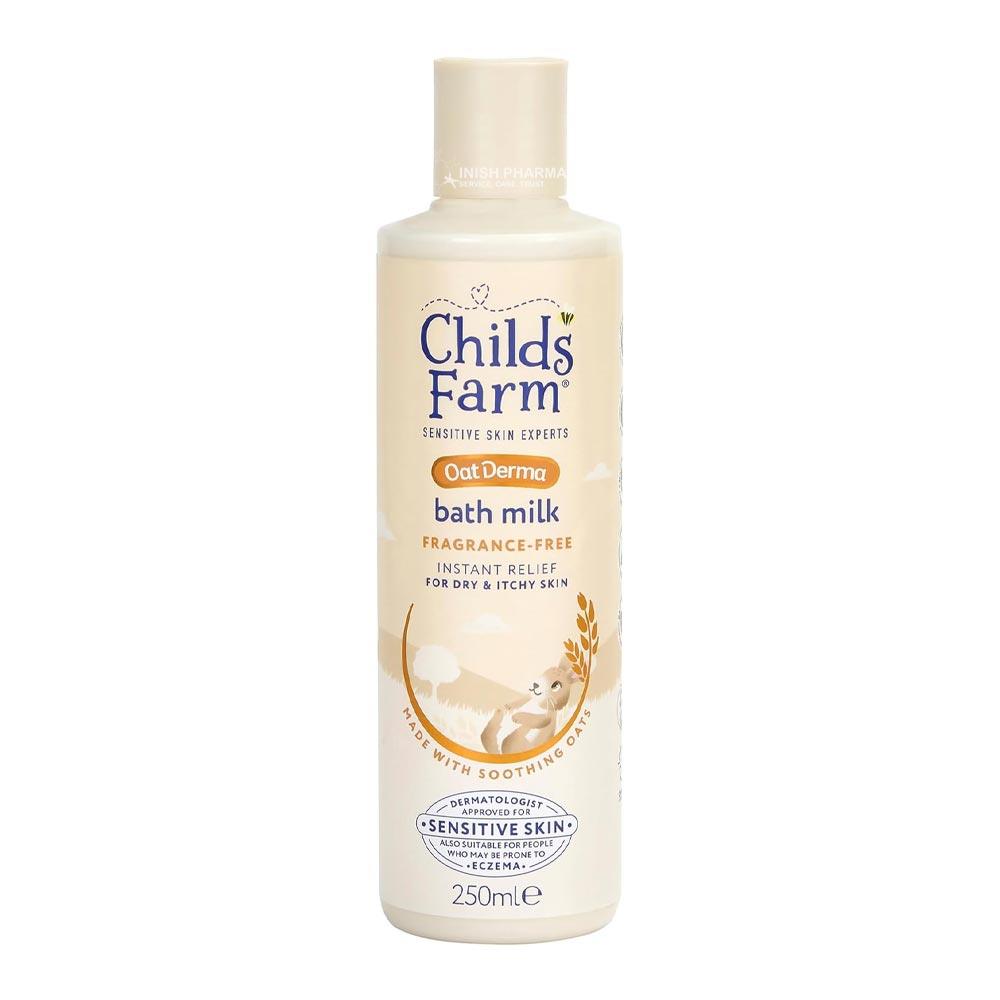 Childs Farm OatDerma Fragrance Free Bath Milk 250ml – a trusted essential for mother and baby care