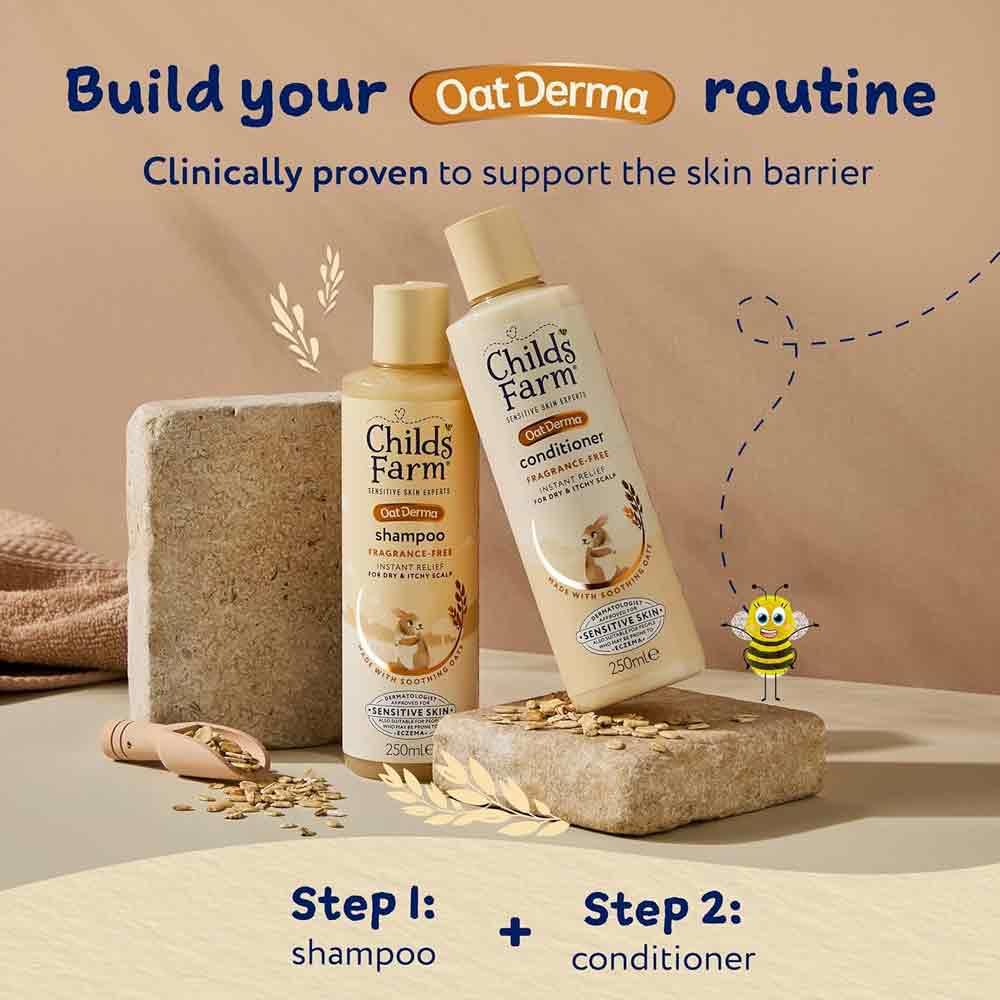 Childs Farm OatDerma Fragrance Free Shampoo 250ml