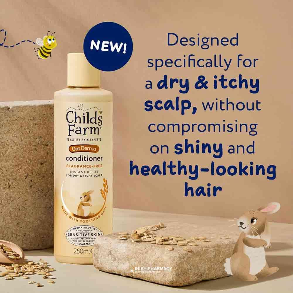 Childs Farm Oatderma Fragrance Free Conditioner 250ml
