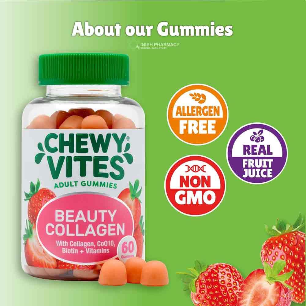 Chewy Vites Beauty Collagen 60 Gummies