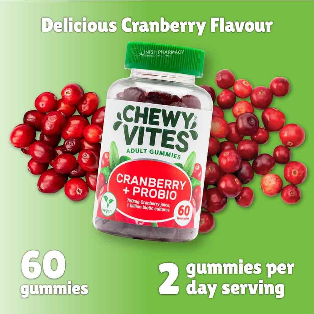 Chewy Vites Cranberry + Probio 60 Gummies