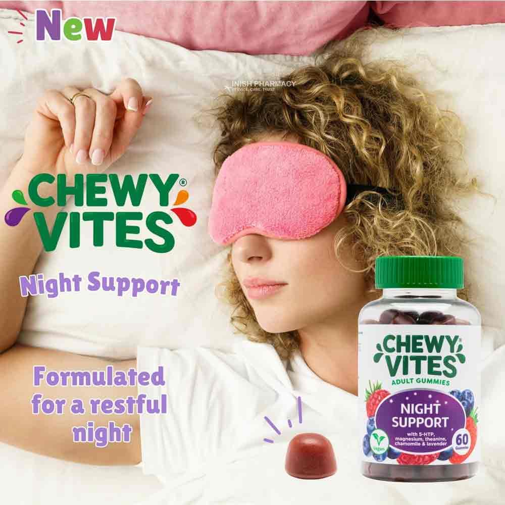 Chewy Vites Adult Night Support 60 Gummies