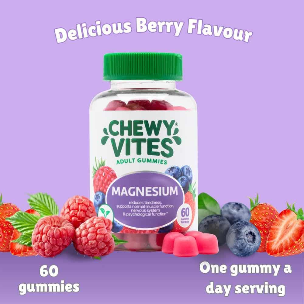 Chewy Vites Adult Magnesium 60 Gummies