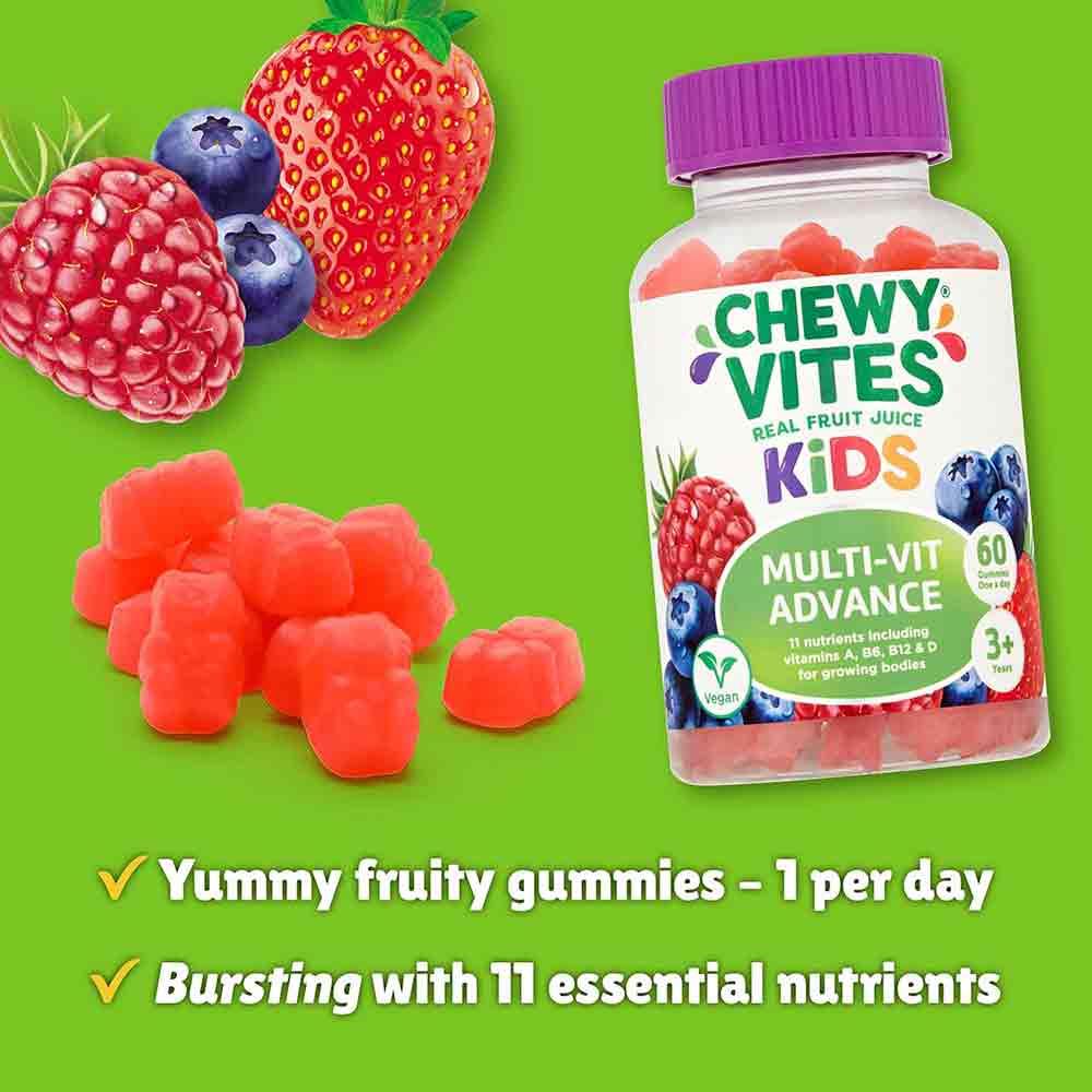 Chewy Vites Kids Multi-Vit Advance 60 Gummies
