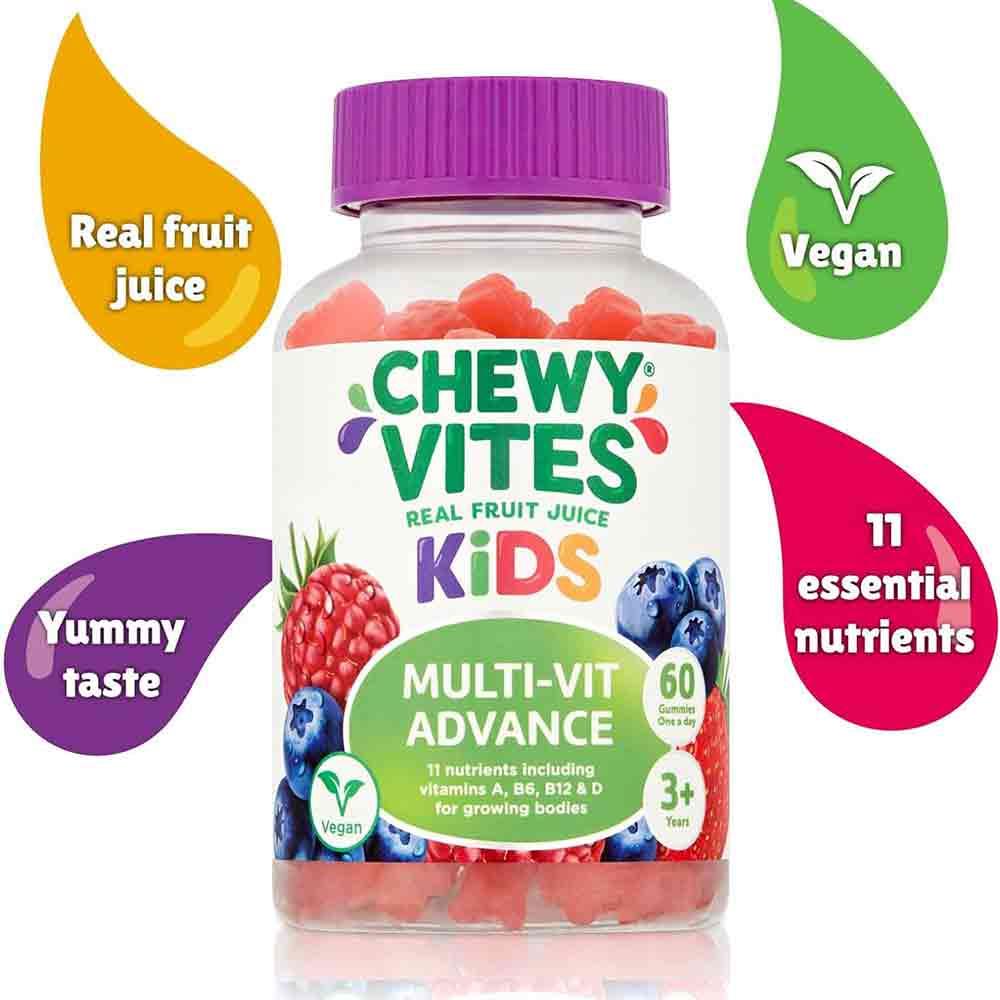 Chewy Vites Kids Multi-Vit Advance 60 Gummies