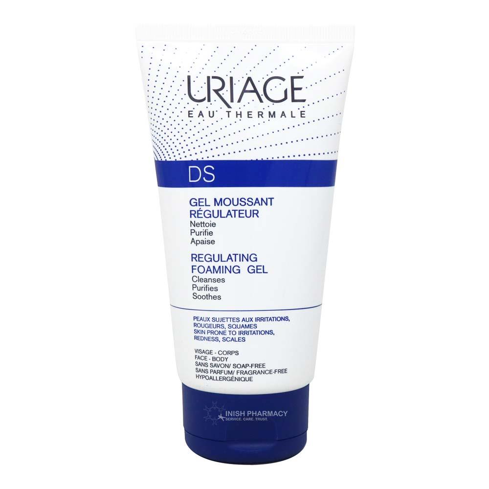 Uriage DS Gel Nettoyant Regulating Foaming Gel 150ml – gently cleanses and refreshes skin
