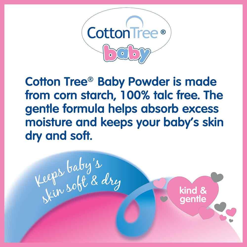 CottonTree Talc Free Baby Powder 284g