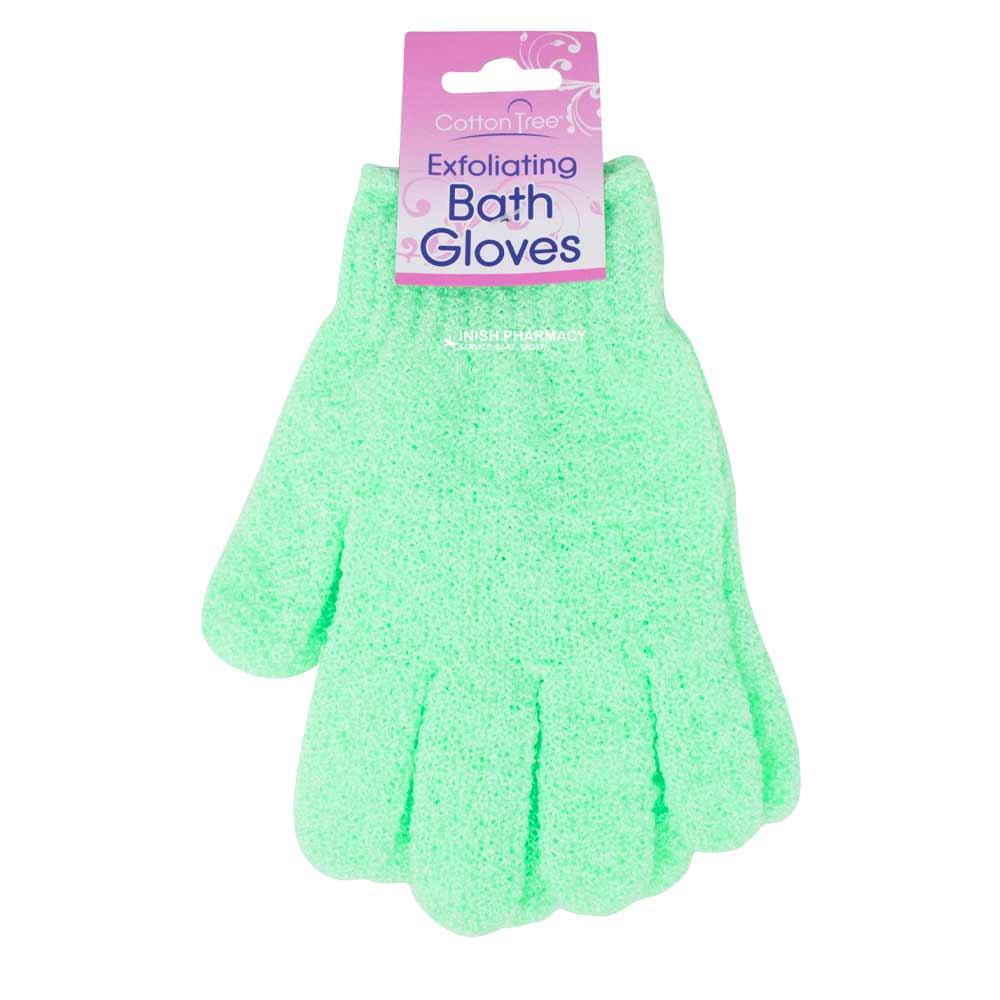 CottonTree Exfoliating Gloves Green