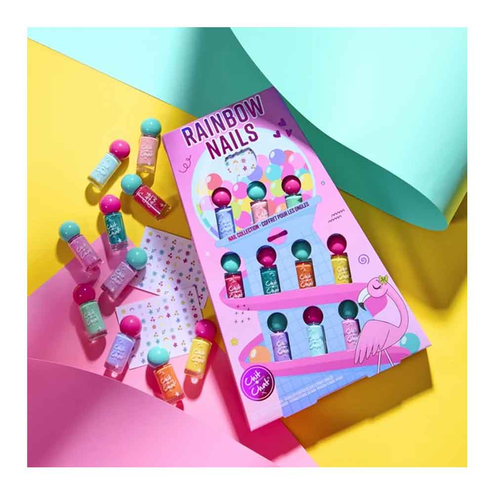 Chit Chat Rainbow Nails