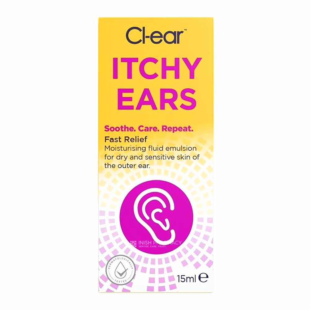 Cl-ear Itchy Ears Drops 15ml – gently clears and soothes ear discomfort