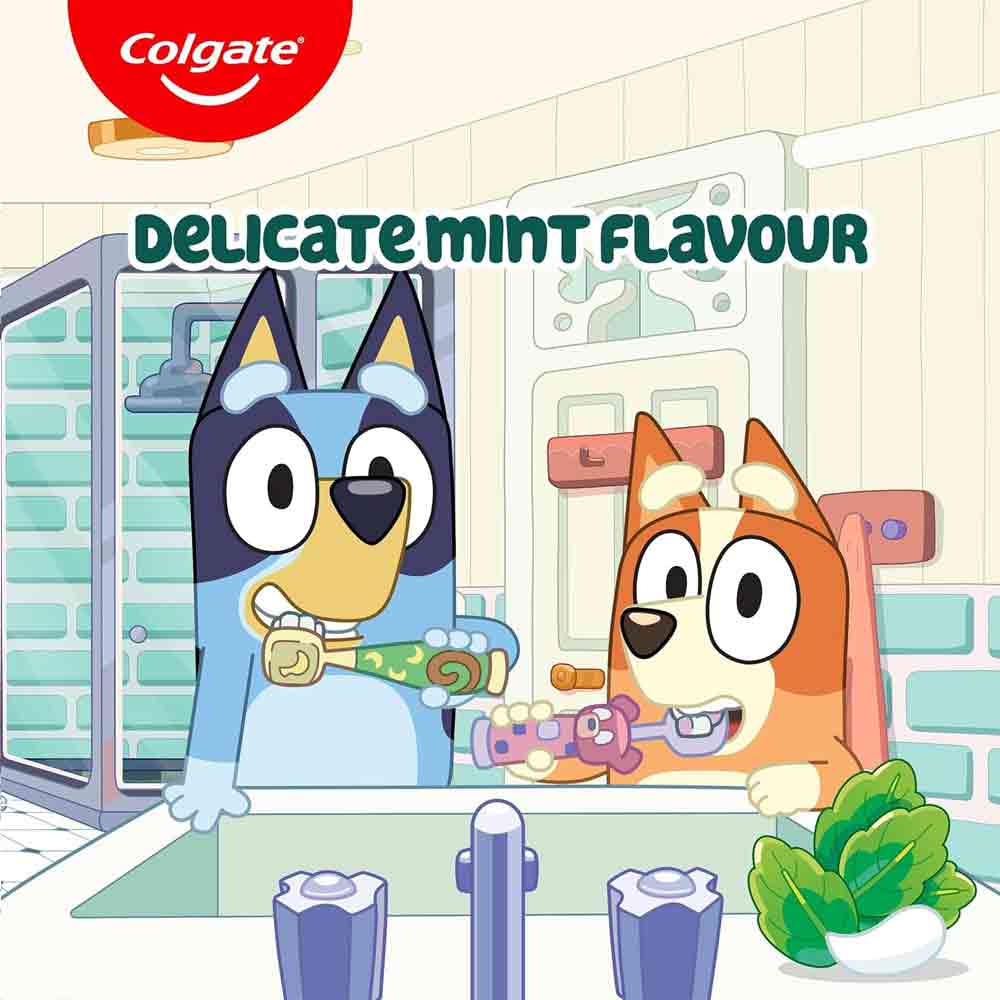 Colgate Bluey Toothpaste Delicate Mint Flavour 3+ 50ml