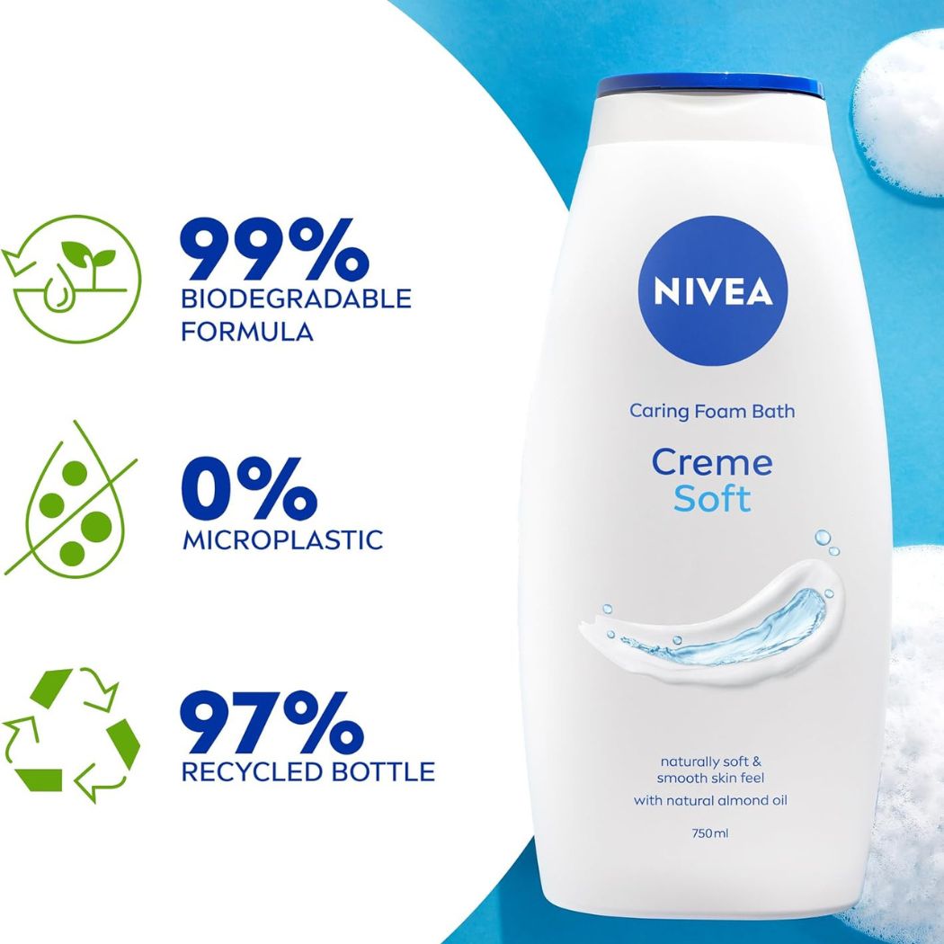 Nivea Bath Creme Soft 750ml