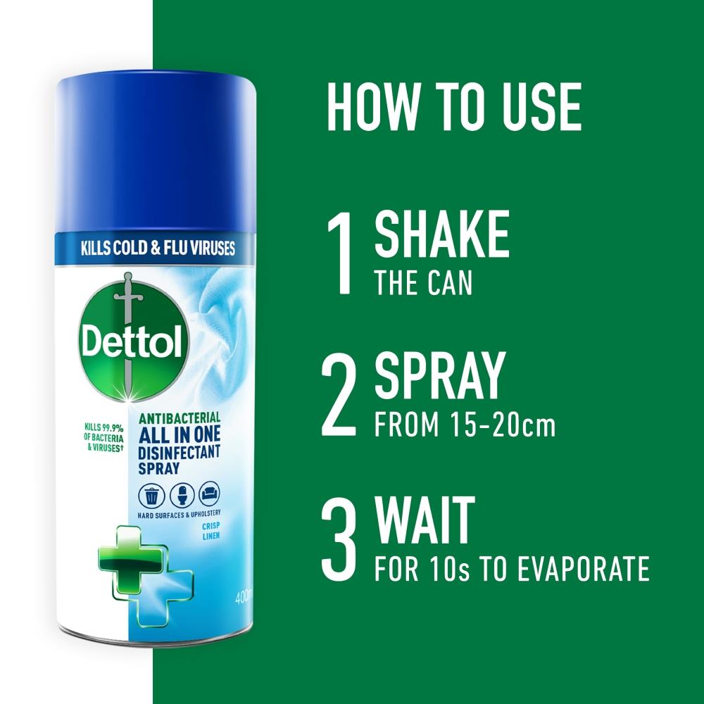 Dettol All in One Disinfectant Spray 400ml