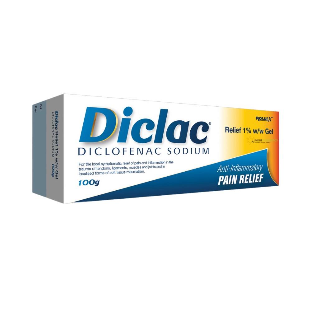 Diclac Relief Diclofenac 1% Pain Relief Gel 100g