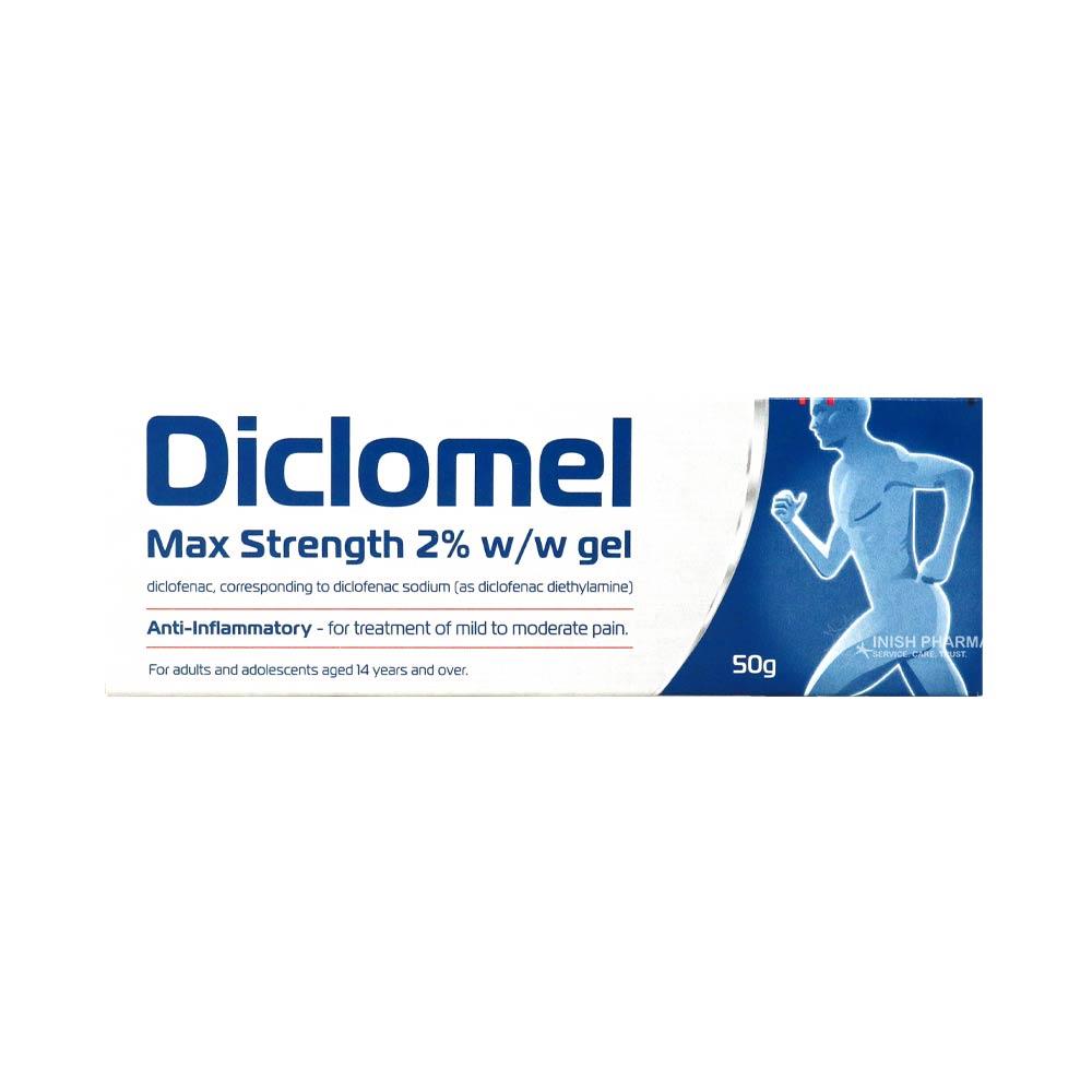 Diclomel Max Strength Diclofenac Gel 2% 50g