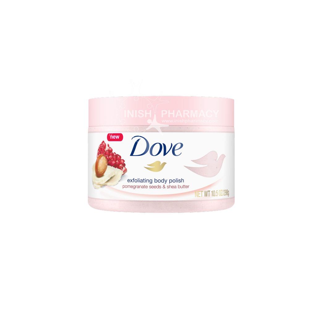 Dove Exfoliating Body Scrub Pomegranate & Shea Butter Scent 225ml