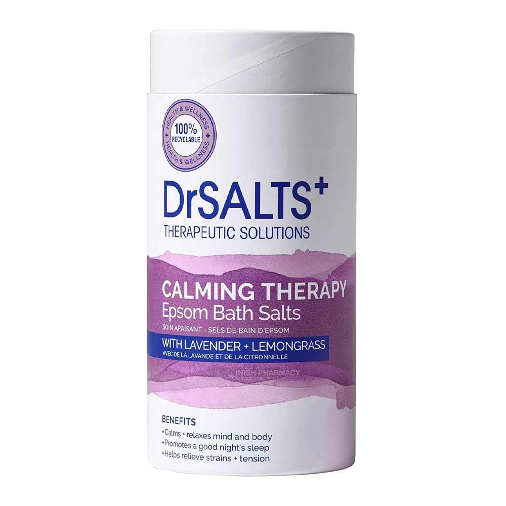 Dr Salts Calming Therapy Lavender & Lemongrass Epsom Bath Salts 750g