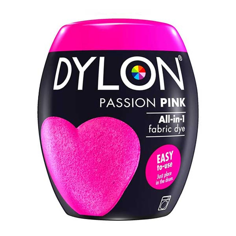 Dylon All In 1 Fabric Dye Pod Passion Pink 350g