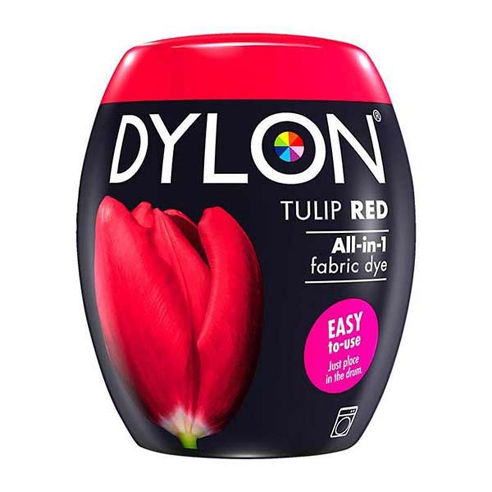 Dylon All In 1 Fabric Dye Pod Tulip Red 350g