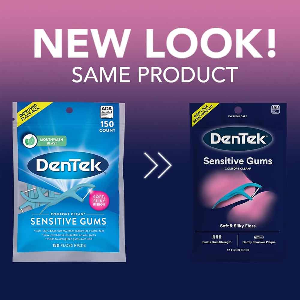 Dentek Sensitive Clean Floss Picks 36 Pack