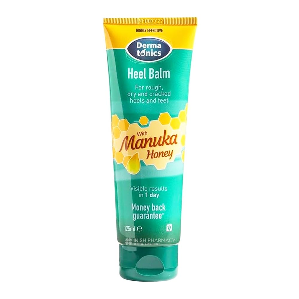 Dermatonics Heel Balm With Manuka Honey 70ml – heals and softens dry, cracked heels
