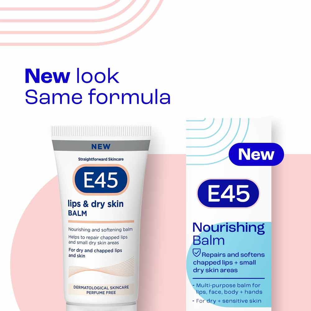 E45 Lip & Dry Skin Nourishing Balm 30ml