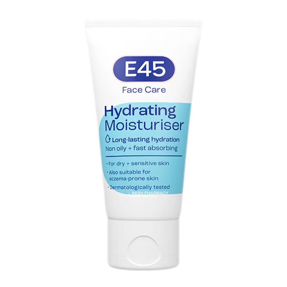 E45 Face Hydrating Moisturiser 50ml – moisturises and protects skin daily