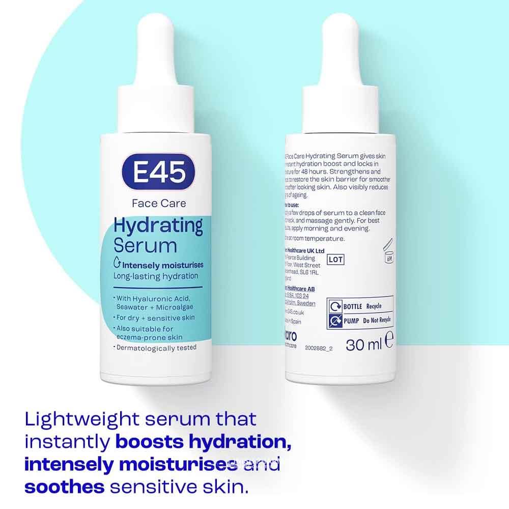 E45 Face Care Hydrating Serum 30ml