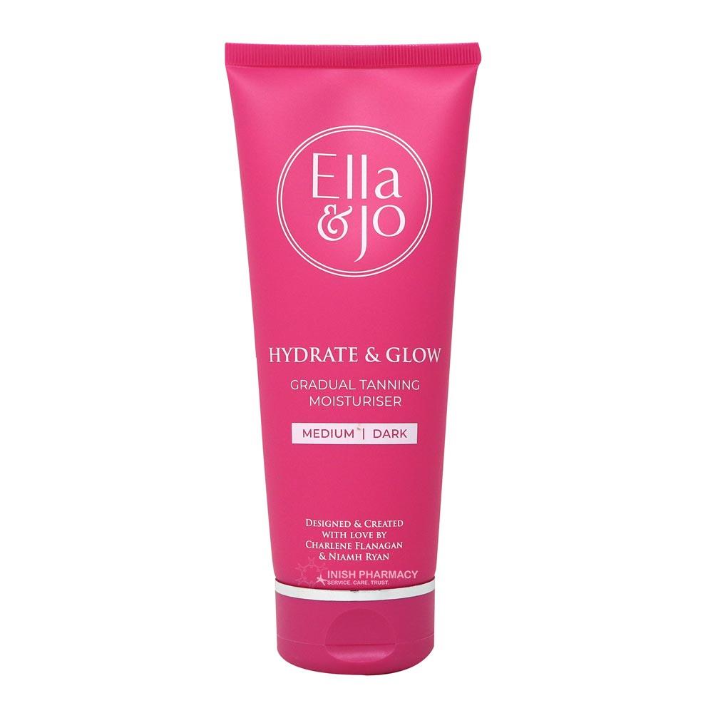 Ella & Jo Hydrate & Glow Gradual Tanning Moisturiser Medium/Dark 200ml