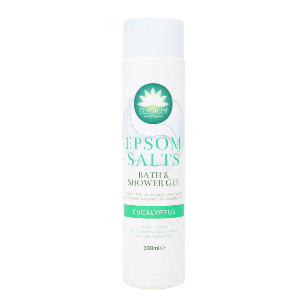 Elysium Spa Epsom Salts Bath & Shower Gel - Eucalyptus 300ml