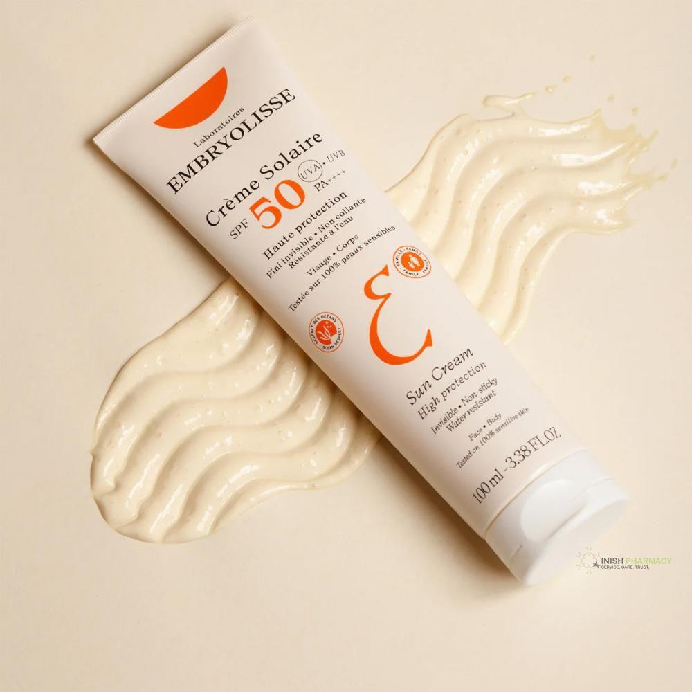 Embryolisse SPF50 Sun Cream For Face and Body 100ml