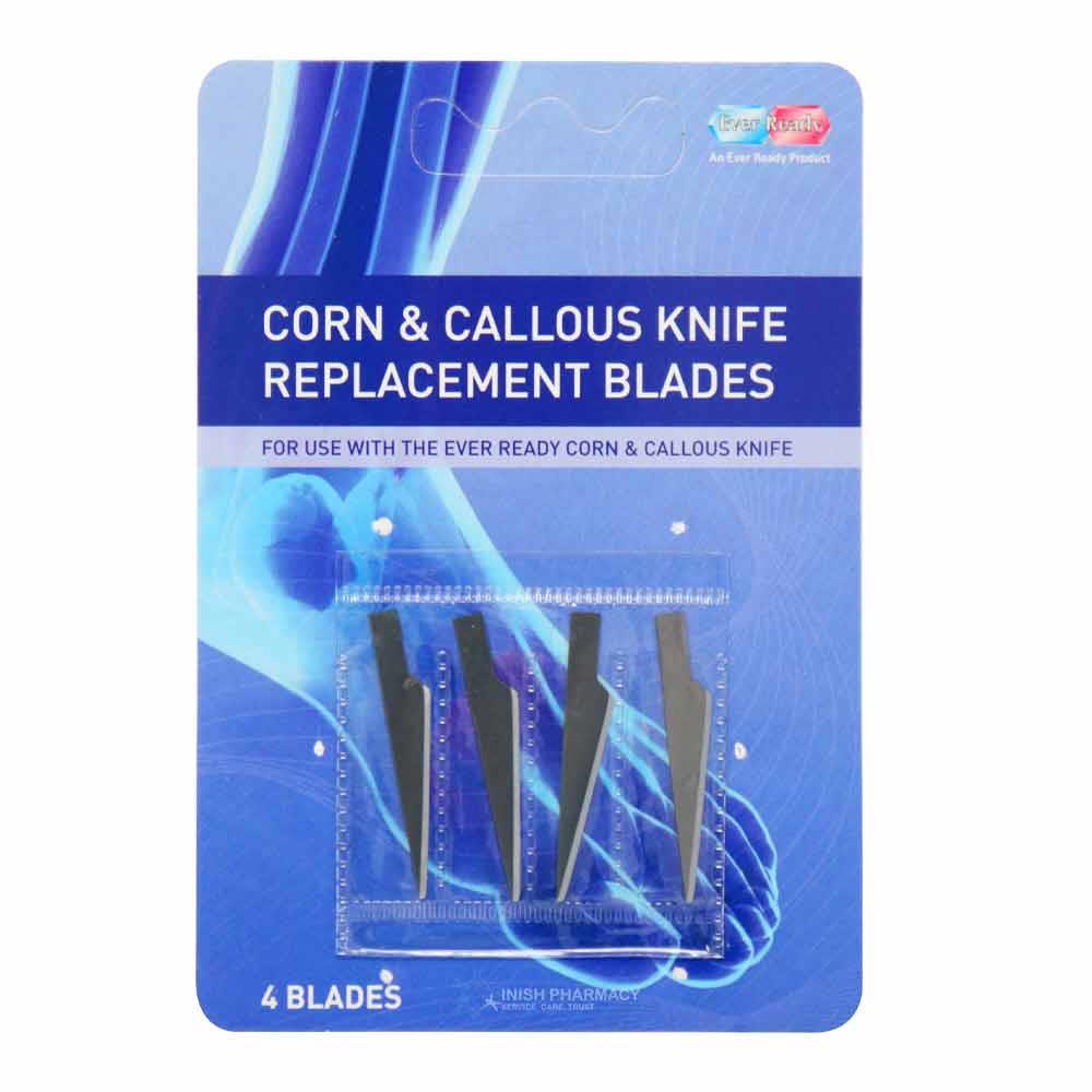 Ever Ready Corn & Callous Knife Replacement Blades 4 Pack