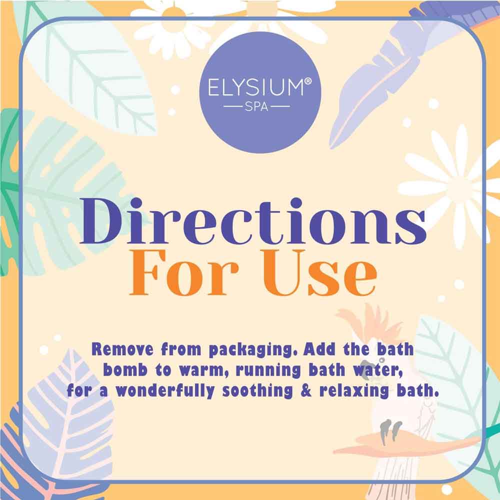 Elysium Spa Chamomile & Jasmine Bath Bombs 3 x 50g
