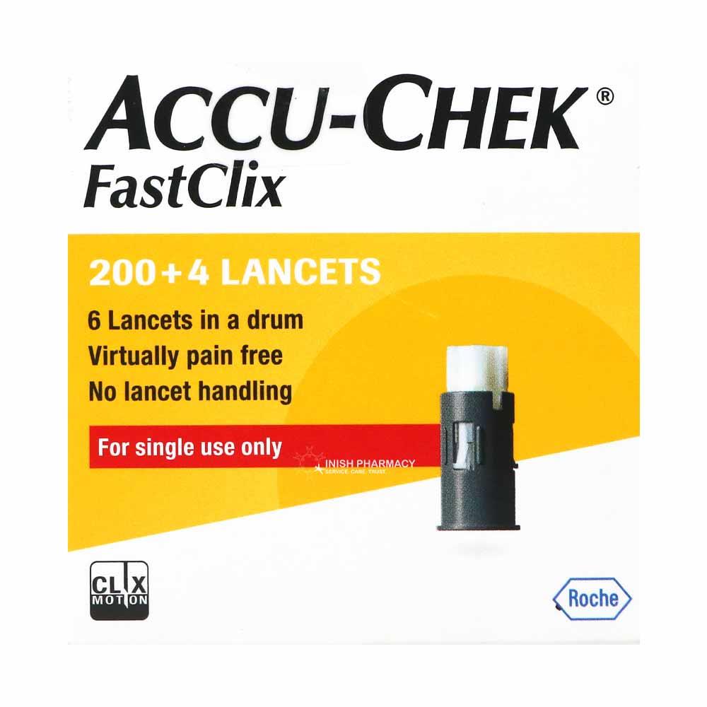 Accu-Chek Fastclix 204 Lancets