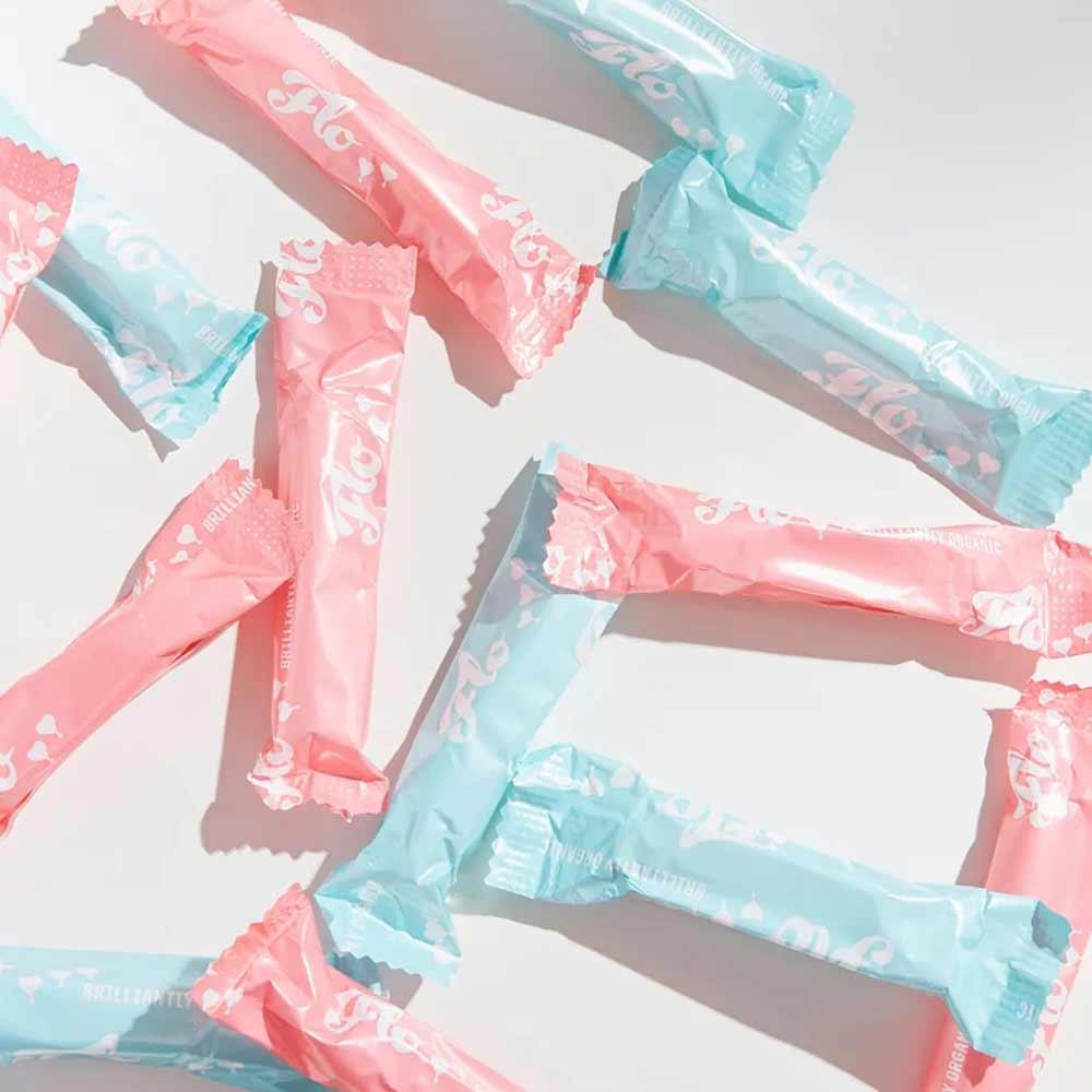 Flo Organic Eco-Applicator Tampons Reg/Super Combo 14 Pack