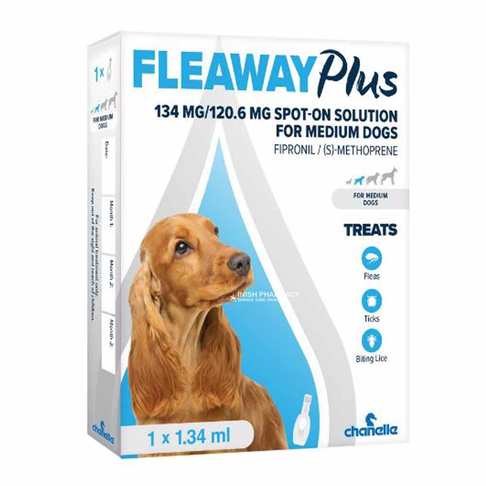 Fleaway Plus Spot-On Solution for Medium Dogs