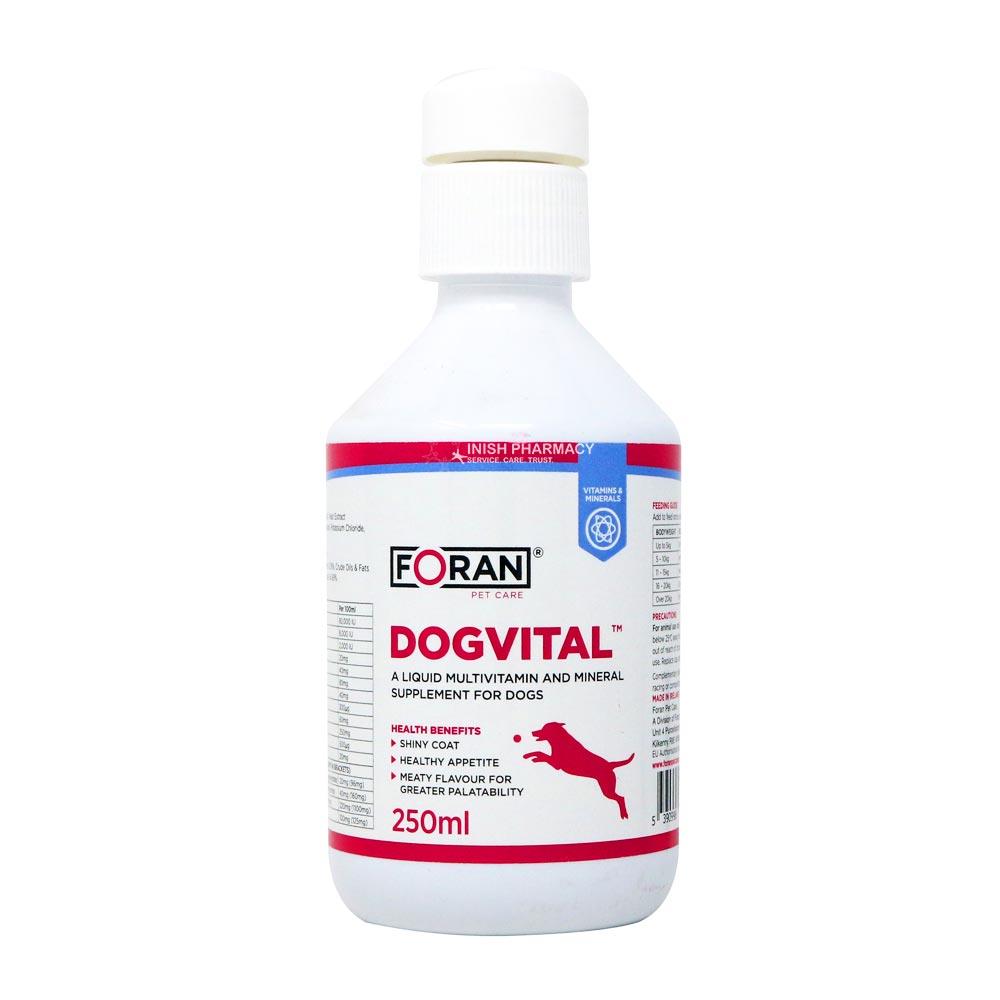 Foran Pet Care Dogvital Multivitamin & Mineral Liquid Supplement 250ml