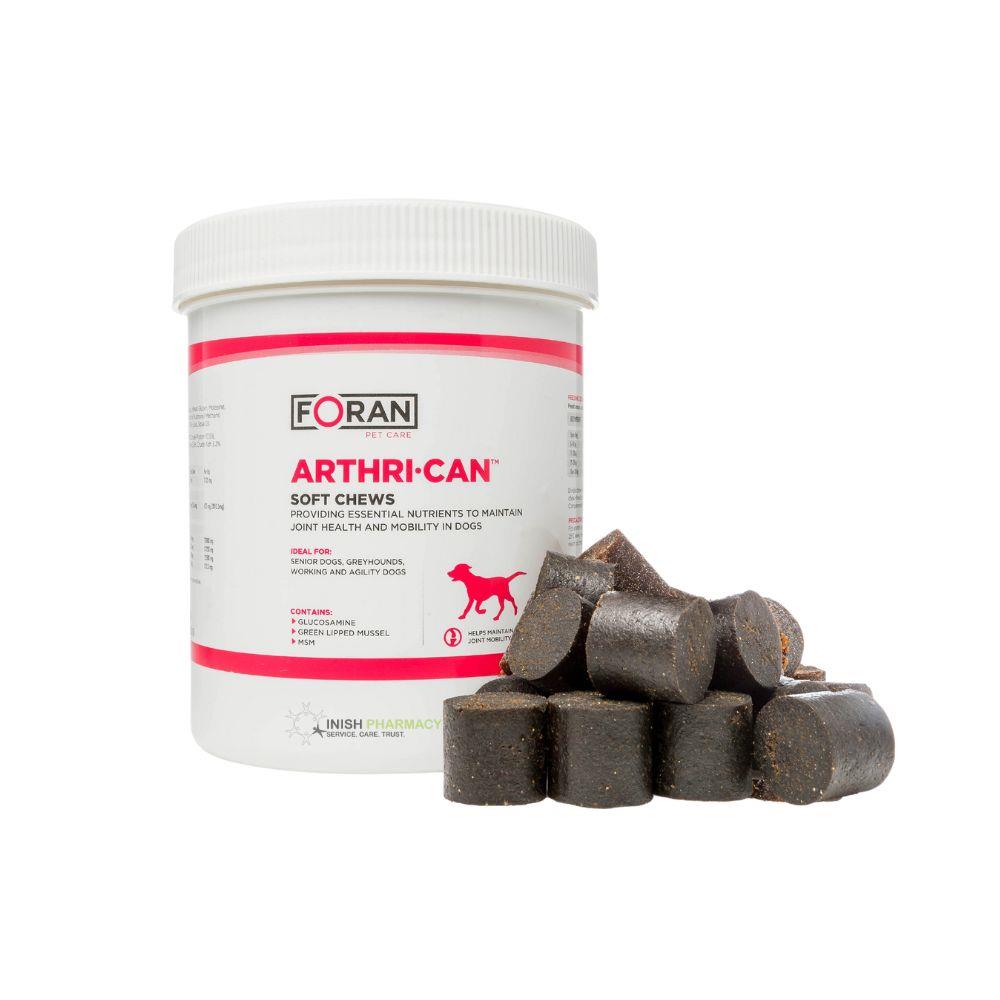 Foran Pet Care Arthri-Can Joint Health and Mobility for Dogs 60 Soft Chews