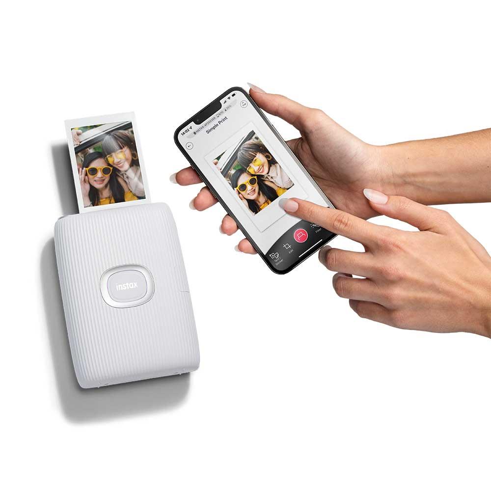 Fujifilm Instax Mini Link 2 Smartphone Printer Clay White