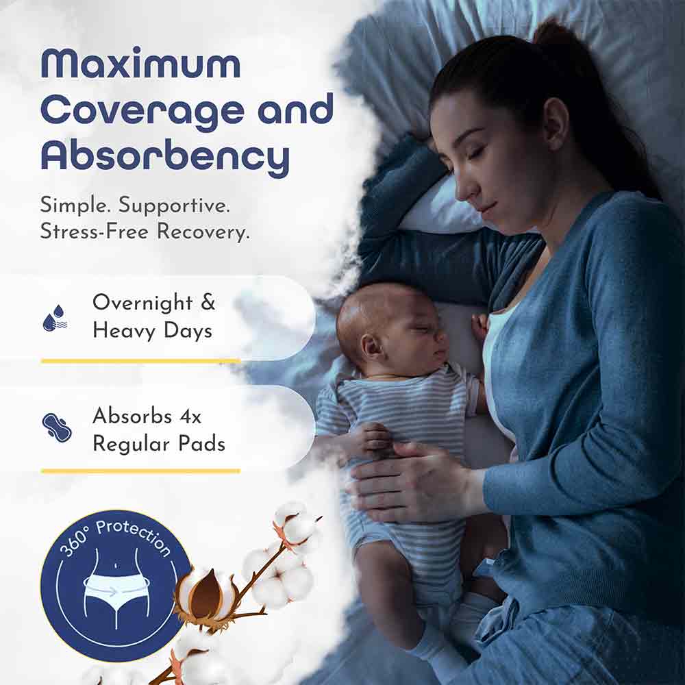 First Days Maternity Absorbent Underwear S/M 7 Pack